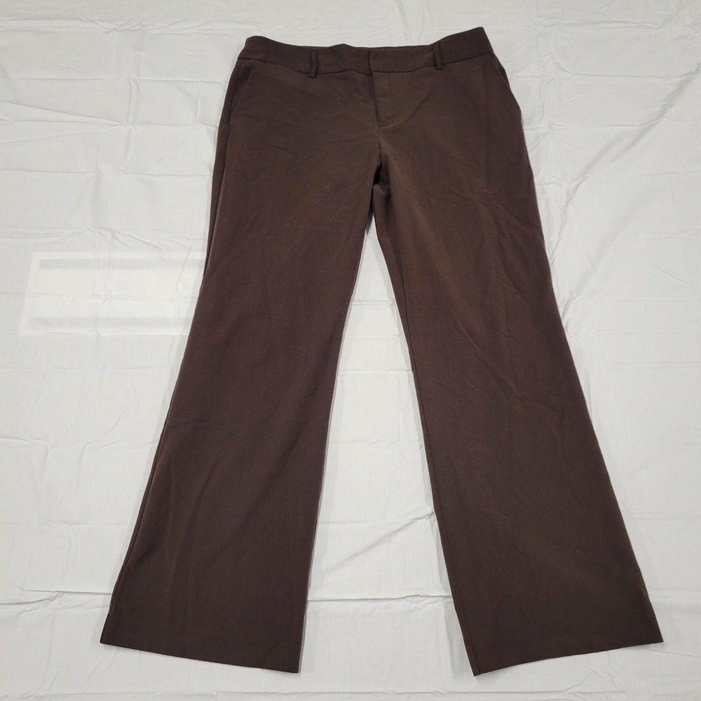 Covington Essentials brown wide leg‎ dress pants size 12